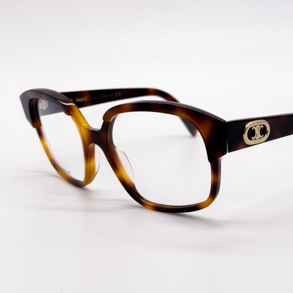 NEW CELINE CL50074I 053 HAVANA WOMEN EYEGLASSES CELINE